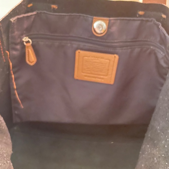 COACH Derby Tote Light Saddle Leather Shoulder Bag F59818 - Picture 5 of 9